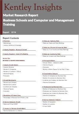 Business Schools Computer Management Training Industry Market Research Report