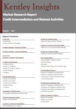 Credit Intermediation Related Activities Report