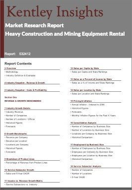 Heavy Construction Mining Equipment Rental Industry Market Research Report