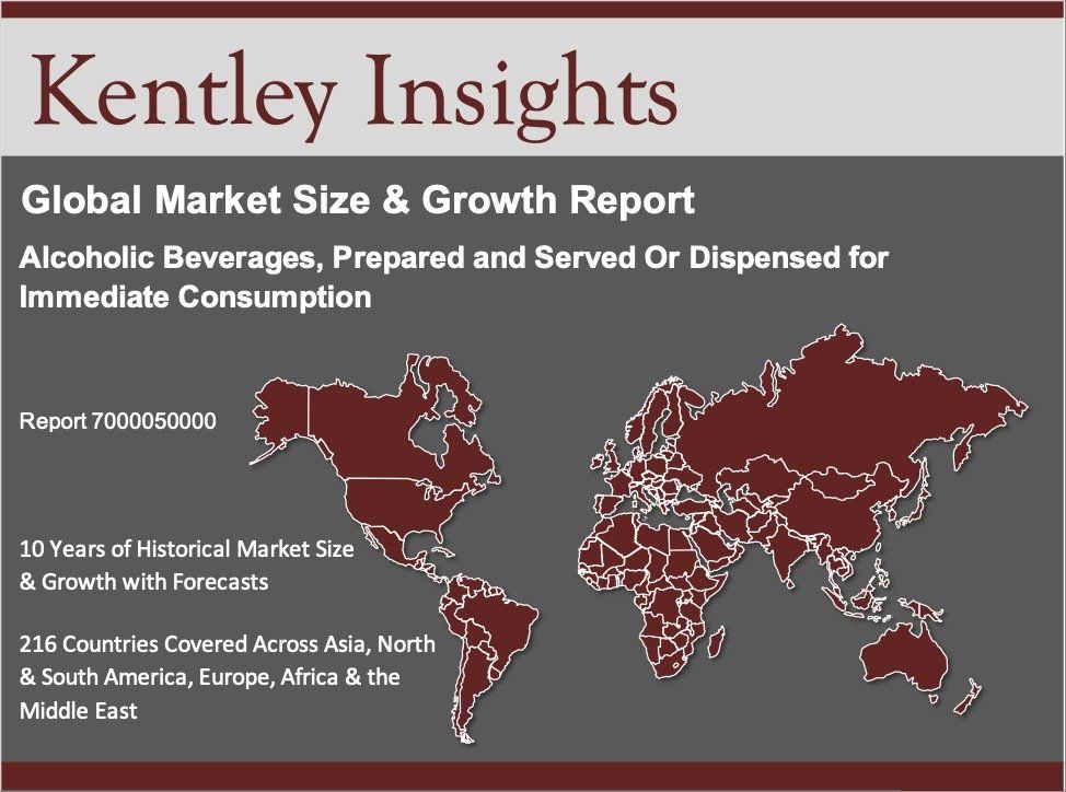 alcoholic beverages, prepared and served or dispensed for immediate consumption market size and growth research report
