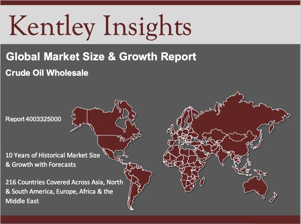 crude oil wholesale global market size 