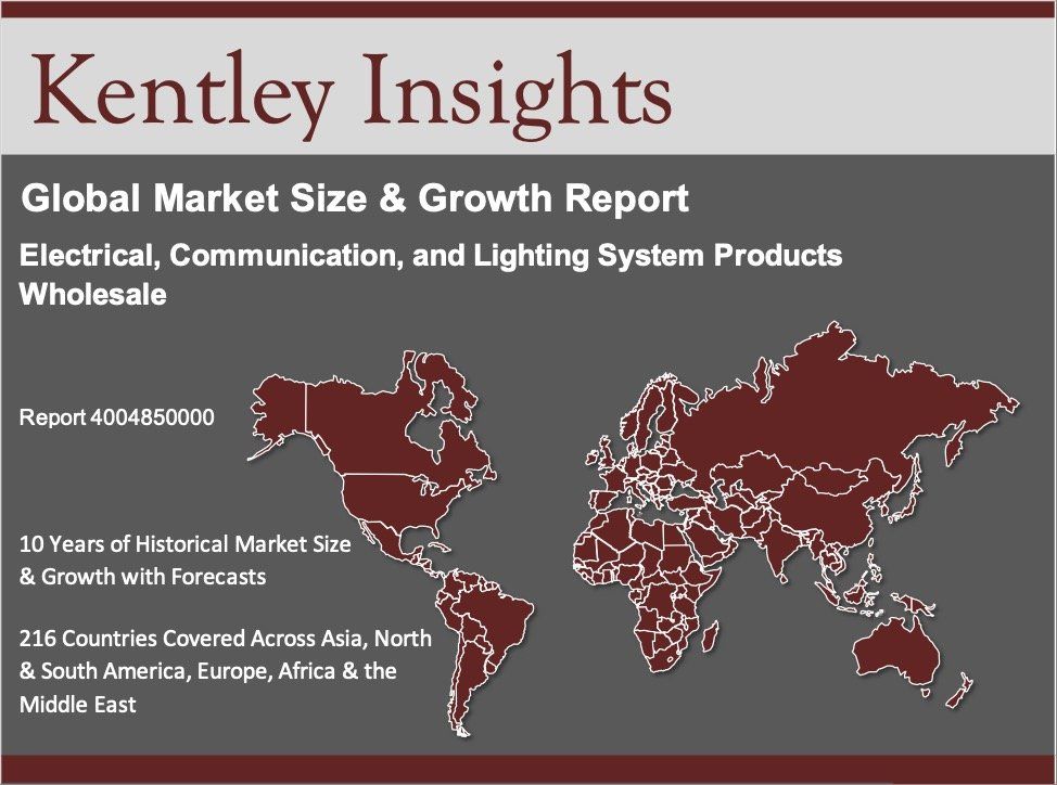 electrical, communication, and lighting system products wholesale global market size 