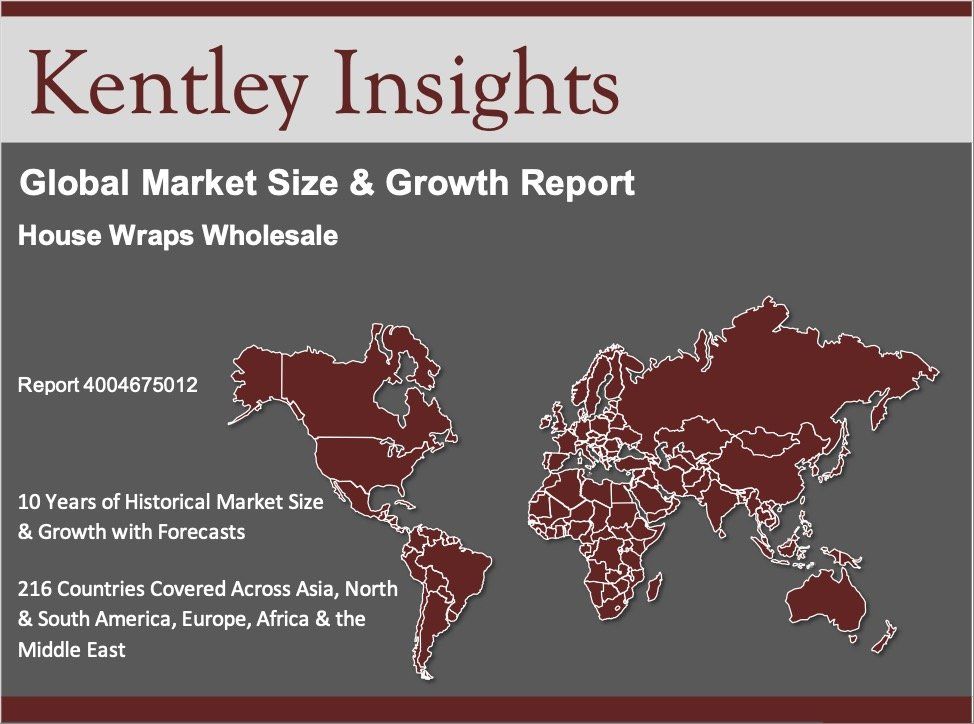 house wraps wholesale global market size 