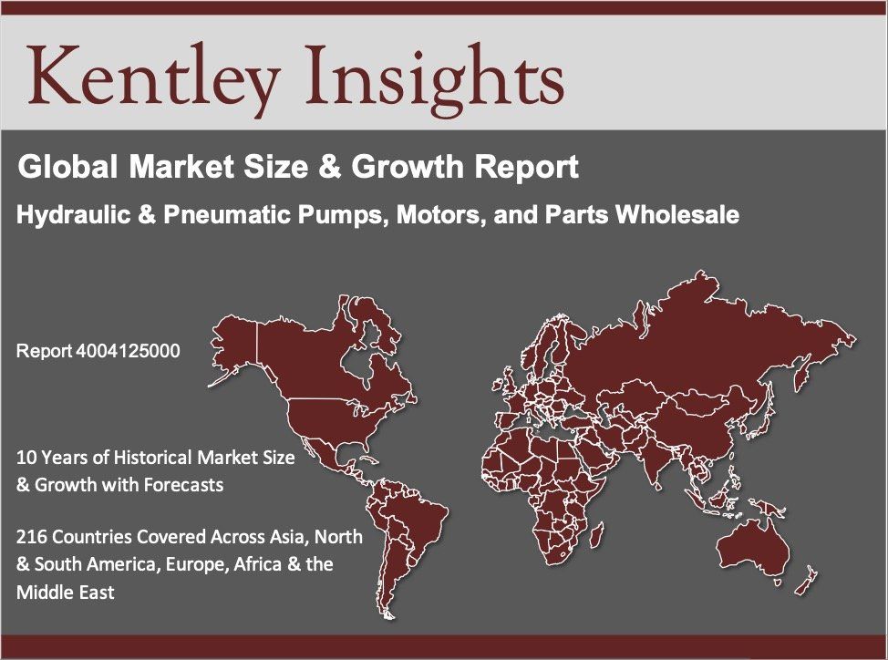 hydraulic & pneumatic pumps, motors, and parts wholesale global market size 