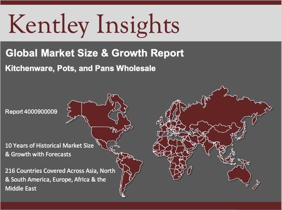 kitchenware, pots, and pans wholesale global market size 